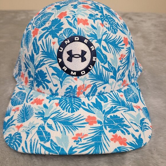 Under Armour Jordan Speith Snap Back Palm Tree ISO-Chill Golf Hat OSFM UA‎ Golf - Picture 1 of 10